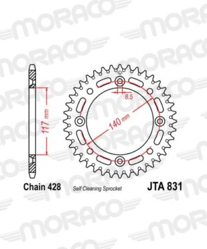 Couronne aluminium 46 dents KTM Husqvarna Honda – Supersprox AD10846