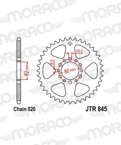 Couronne acier 40 dents - Supersprox (CC30040)