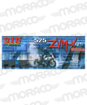 Chaîne 525 X-Ring – BMW S1000 R / RR 2009-2020 – DID525ZVM-X G&G x118 maillons – DID