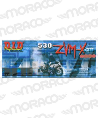 Chaine DID530ZVM-X(G&G) x 118 maillons ZJ (Pas 530) Kawasaki ZZR1400 ABS - DID