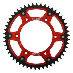Couronne 50 dents – Gas Gas EC300 2021-2024, Husqvarna, KTM – Supersprox SPX Stealth 990.4:50 Rouge