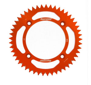 Couronne aluminium 49 dents KTM SX85 / Gas Gas MC85 / Husqvarna TC85 2003-2024 – Supersprox RAL-898:49-ORG