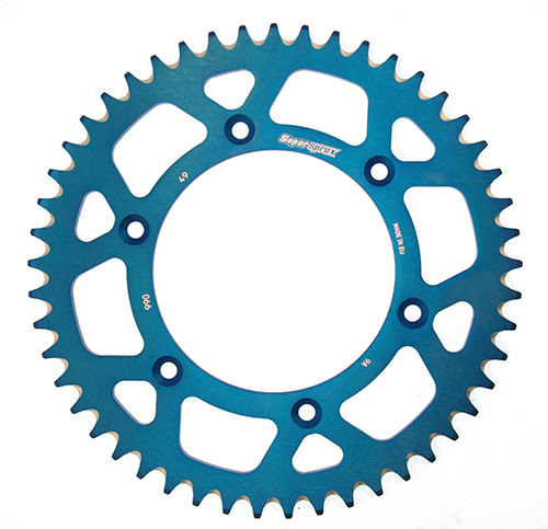 Couronne aluminium 49 dents - Gas Gas MC250 MC450F / KTM SX250 SX300 SX450F / Husqvarna TC250 FC450 (2019-2024) - Supersprox AP304XB49