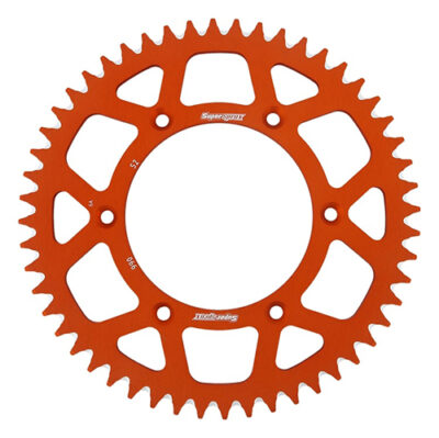 Couronne aluminium 52 dents - Orange Gas Gas EC250 - Supersprox