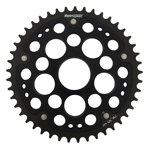 Couronne Ducati 821 Hyperstrada B101 – Supersprox STEALTH 736 525:45 noir CL605SN45