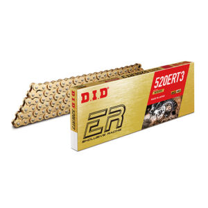 Chaîne 520 x 106 maillons – Aprilia AF1 125 Replica (1988-1990), RS125, Honda CRF250/300, Yamaha TT/XT – DID520ERT3(G&G) – DID