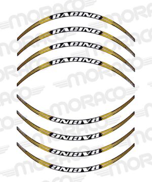 Filet / Liseret de jante décor racing 5026 (5026J) - Progrip