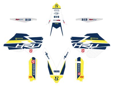 Kit Déco ROUND HUSQVARNA FE (2014) Blanc - UP