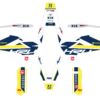 Kit Déco ROUND HUSQVARNA FE (2017-2019) Blanc - UP