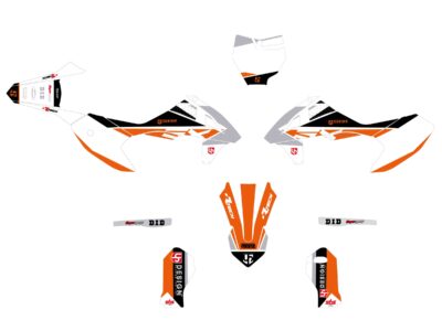 Kit Déco ROUND KTM SX 50 (2020-2022) Orange - UP