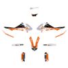 Kit Déco ROUND KTM SX 65 (2019-2022) Orange - UP