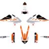 Kit Déco ROUND KTM SX / SX-F (2017-2018) Orange - UP