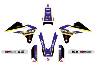 Kit Déco ROUND SHERCO SE (2017-2018) Bleu - UP