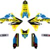 Kit Déco ROUND SUZUKI RMZ 250 (2007-2009) Jaune - UP