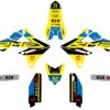 Kit Déco ROUND SUZUKI RMZ 450 (2018-2022) Jaune - UP
