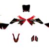 Kit Déco SPIKE HONDA CRF 50 (2013-2022) Noir-Rouge - UP