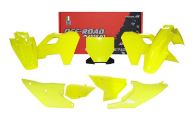 Kit plastique 7p Husqvarna TC-FC Jaune - R'Tech