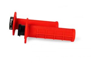 Poignées moto Lock-On R20 Beta 2T/4T – R’Tech – Rouge Fluo