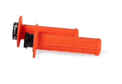 Poignées R20 Lock-on 1/2 Waffle Orange Fluo - R'Tech