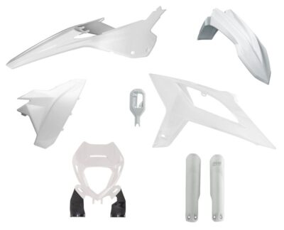 Kit plastique 6p Beta RR Blanc RKITBETBN0620 - R'Tech