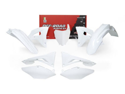 Kit plastique 6 p CRF-RX Blanc RKITCRFBN0601 - R'Tech