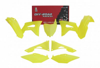 Kit plastiques Honda Fluo Jaune RKITCRFGF0519 - R'Tech