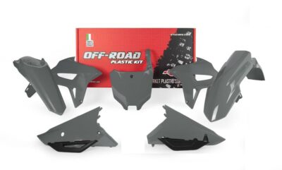 Kit plastique 6 p Honda Gris Quantum - R'Tech