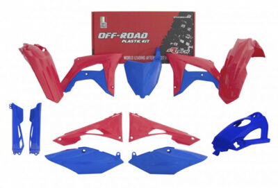 Kit plastique 6 p Honda CRF Rouge/Ble RKITCRFRSB519 - R'Tech