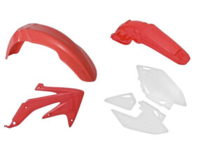 Kit carénage plastique 4 pièces pour moto – R’Tech RKITCRXOEM414 – coloris origine