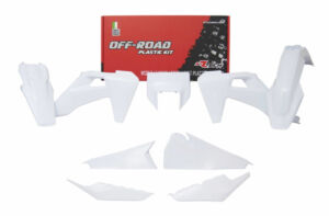 Kit plastique carénage Husqvarna FE/TE 250-501 (2020-2023) Blanc – R’Tech