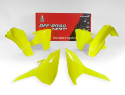 Kit plastique Husqvarna jaune fluo RKITHSQGF0417 - R'Tech