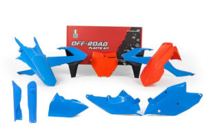 Kit plastique KTM SX125 / SX-F 125-450 (2016-2018) – Orange Bleu clair – R’Tech