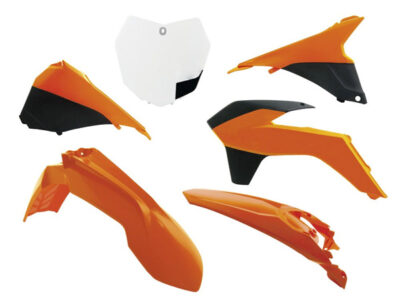 Kit plastique 6 p orange-blanc RKITKTMOEM512 - R'Tech