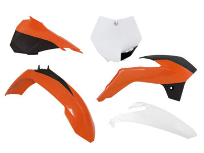 Kit plastique 5 p orange-blanc RKITKTMOEM523 KTM SX85 (17''/14'') - R'Tech