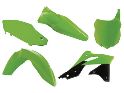 Kit plastique Kawasaki Vert Fluo RKITKXFVF0516 - R'Tech