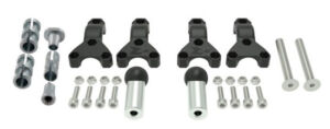 Kit montage protège-mains pour KTM Adventure 2006-2023 – R’Tech – Guidon 22-28 mm