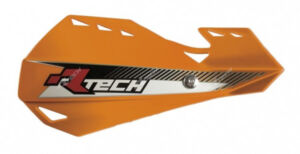 Protège-mains moto tout-terrain R’Tech RKITPMDUAR14 Orange – Plastique injecté robuste
