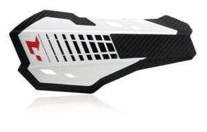 Protège-mains HP2 Braktec pour motos tout-terrain – Blanc – R’Tech RKITPMHP2BN3