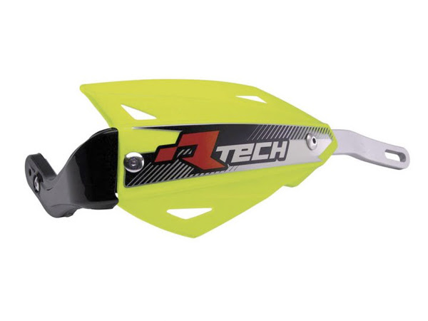 Protège-mains motocross enduro – Jaune fluo – R’Tech RKITPMVMGF00