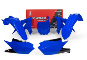 Kit plastique Yamaha YZ250 F / YZ450 F 2018-2023 - R’Tech - Carénage 5 pièces Bleu