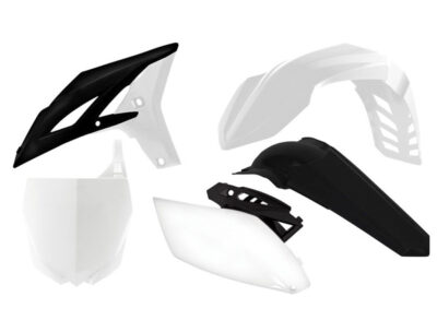 Kit plastique 5 p Yamaha YZ250 F CG23C blanc-noir - R'Tech