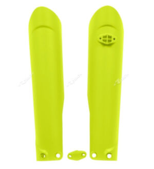 Protège-fourche pour Gas Gas MC250 (2022-2023) et KTM EXC/SX (2015-2023) – R’Tech – Jaune fluo