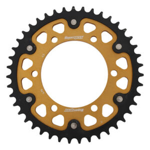 Couronne Supersprox SPX Stealth – MUZ 1000 S / Yamaha YZF1000 R1 / YZF750 R7 – 1998 à 2008 – RST-479:43-GOLD