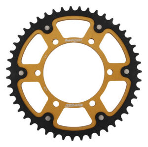 Couronne Yamaha YZF1000 R1 RN22 (2009-2014) – Supersprox SPX STEALTH 47 dents – Réf 479:47-GLD