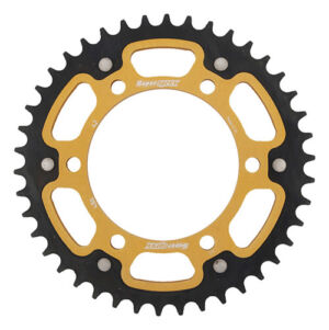 Couronne 520 42 dents Supersprox CC812SG42 – Or – Compatible modèles sélectionnés