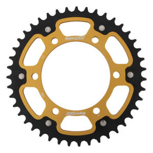 Couronne 520 – 43 dents – Supersprox Stealth – Aluminium/Acier Or