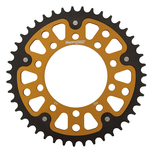 Couronne 43 dents Supersprox SPX STEALTH 702:43-GLD – Transmission hautes performances