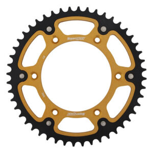 Couronne Stealth 520 48 dents or – Husaberg FC450 / FE400-550 / KTM EXC, SX / Husqvarna FC TC – Supersprox CO304SG48