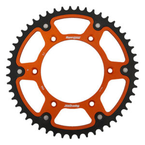 Couronne 51 dents Gas Gas MC125 2021–2024 Supersprox Stealth Orange