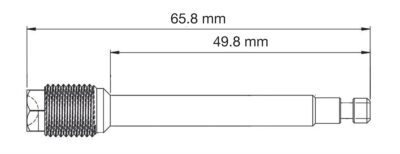 AXE DE PLAQUETTES HO/SUZ 65,8mmx49,8mm Honda CR125 R 2 JE01 - SBS